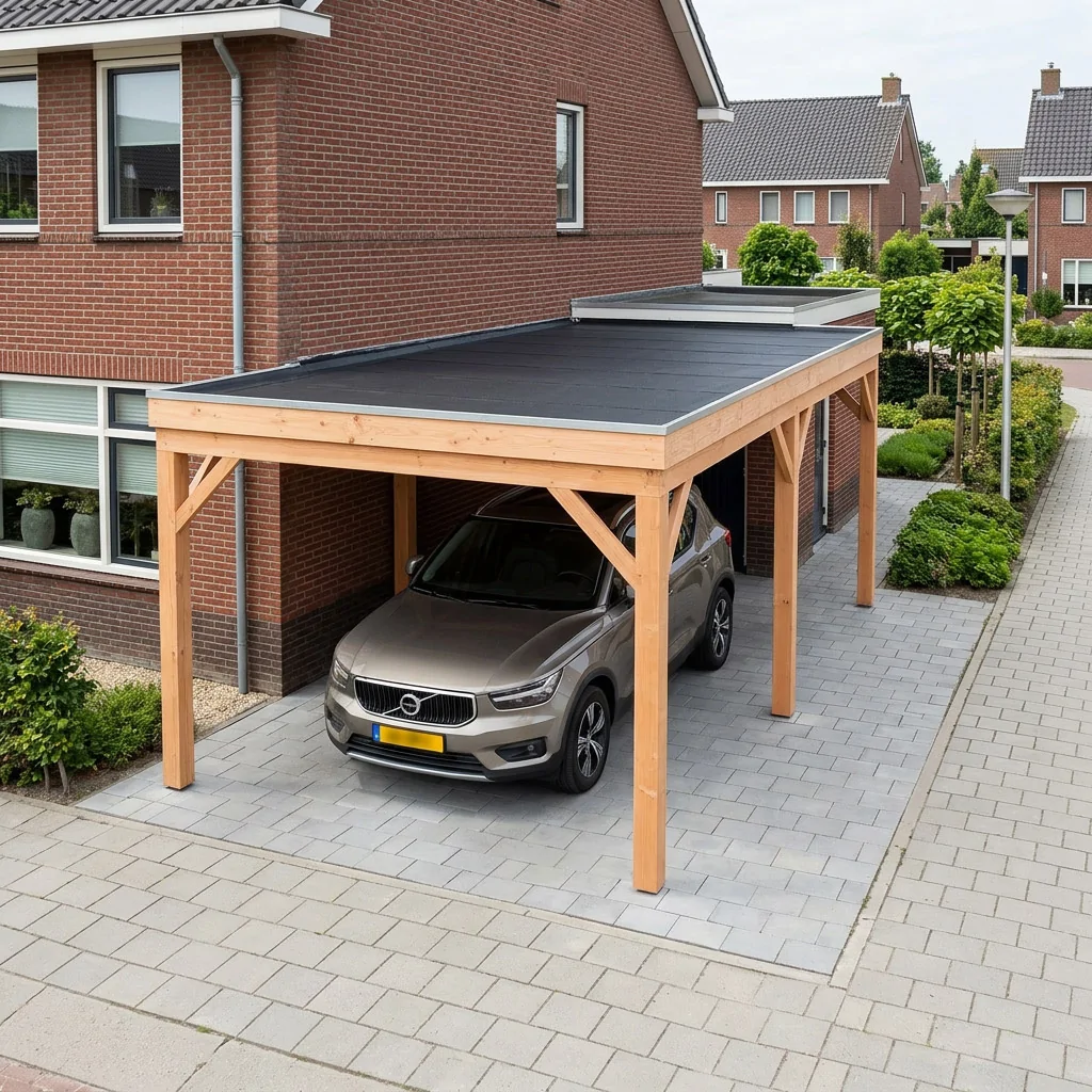 Douglas houten carport
